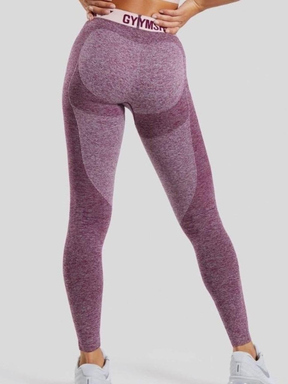 Gymshark Purple Marl Contour Leggings Womens Small (based on measurements)